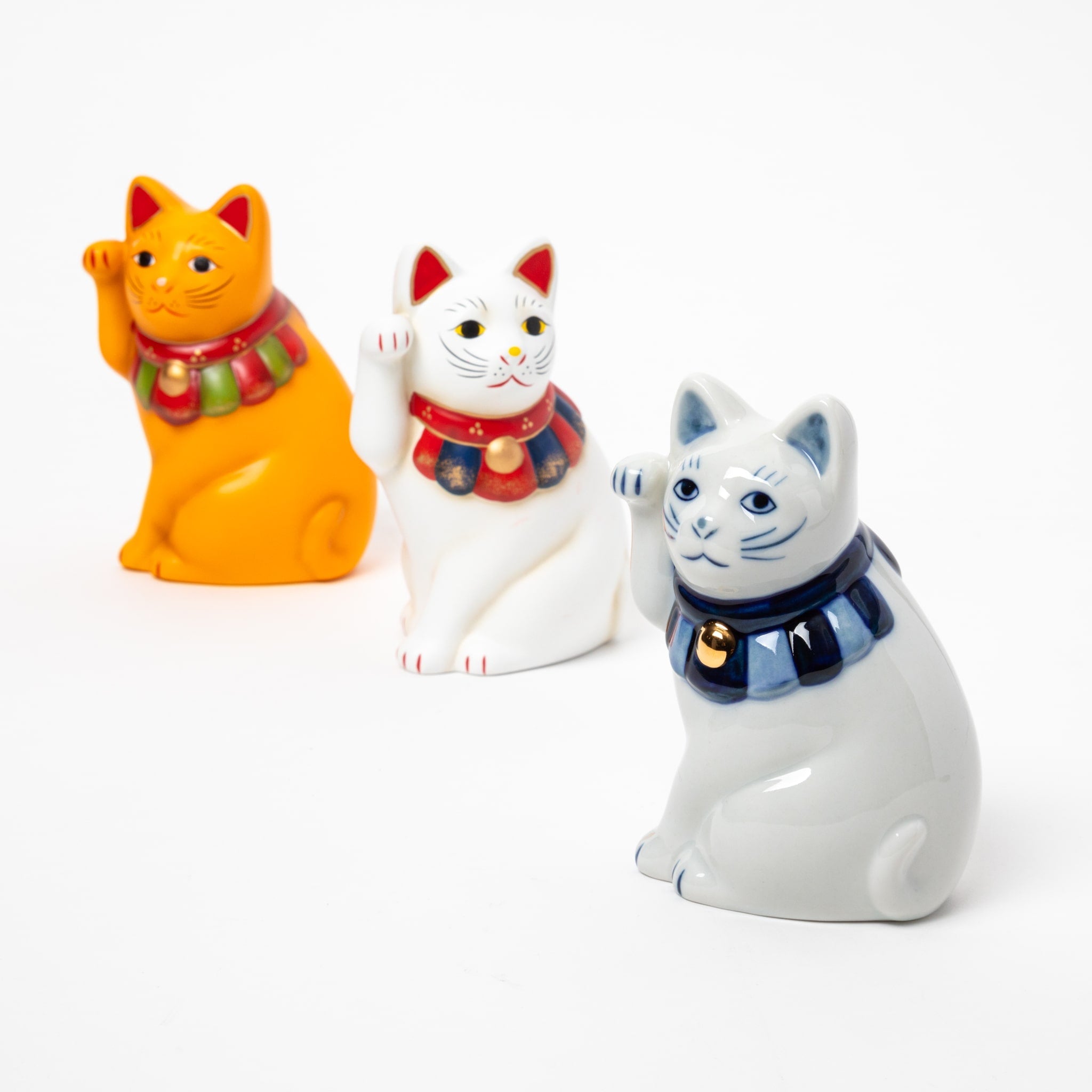 【日本産】 Toen Chugai Elegant Maneki-Neko omakase | Porcelain その他