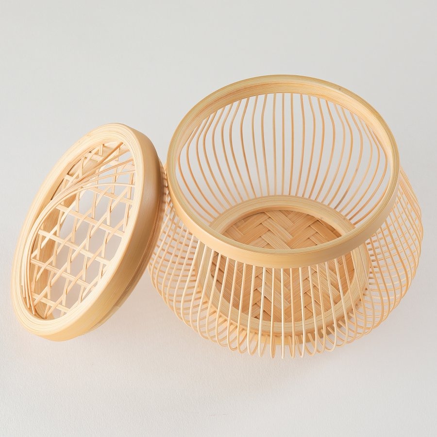 Komachi Bamboo Basket Accessory Case
