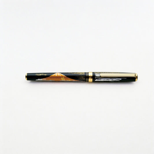 Kanazawa Gold Foil Fountain Pen Red Fuji