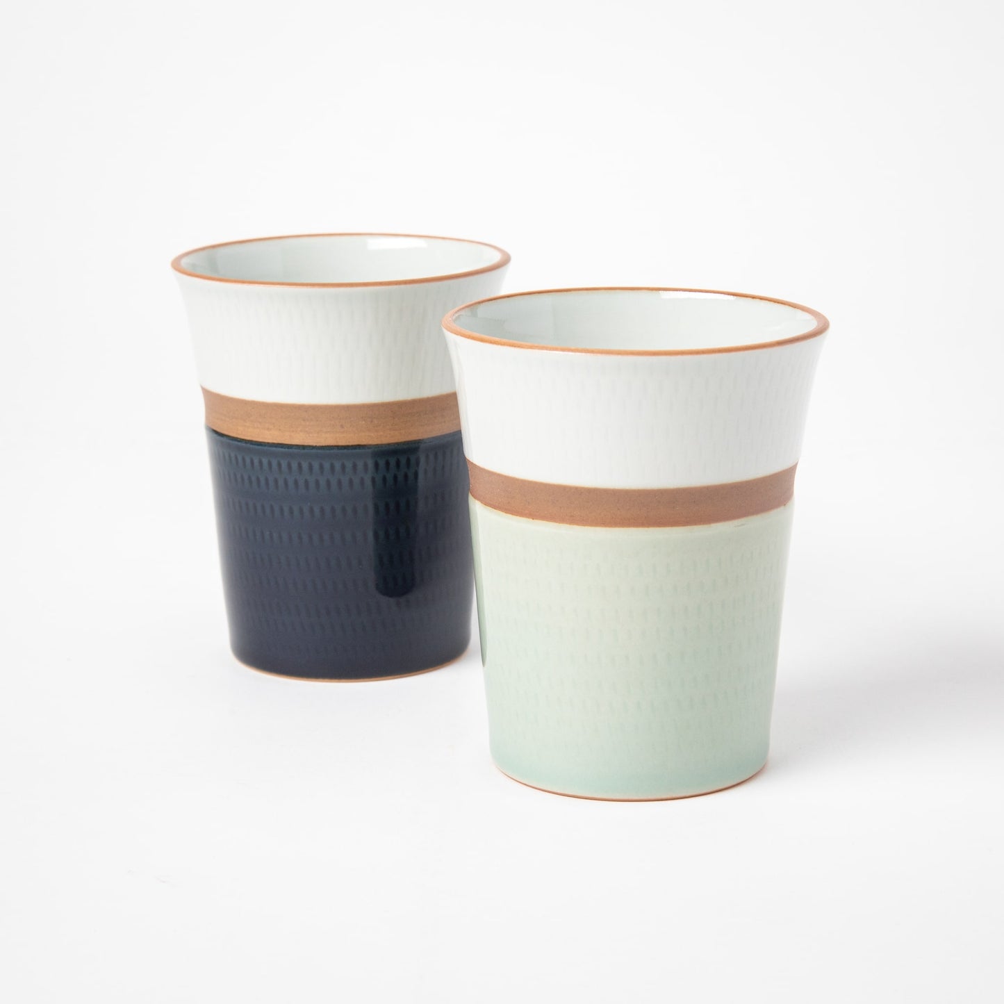 Kakewake Tobikanna Navy Blue Glaze Porcelain Cup