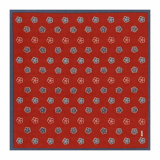 Isetatsu Plum Organic Cotton Furoshiki Wrapping Cloth