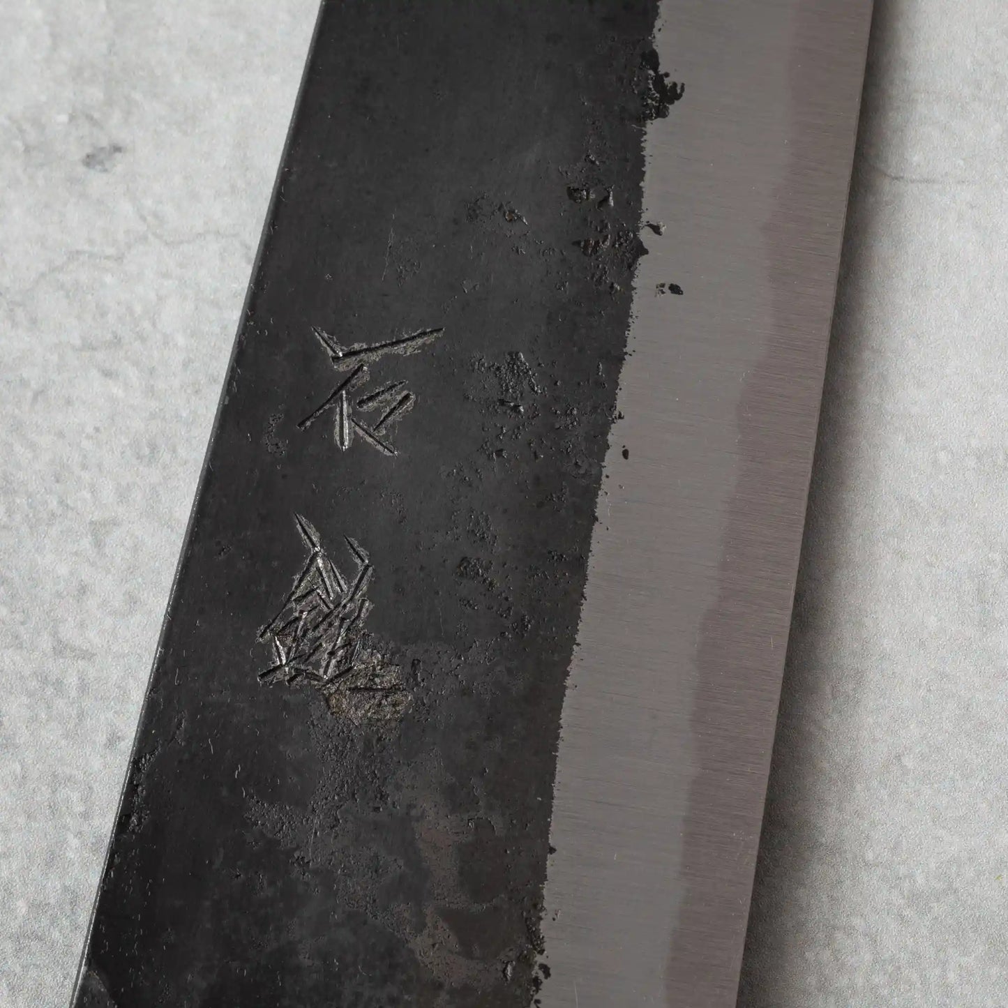 Ishizuchi Blue Steel No.2 Kiritsuke Knife Walnut Handle