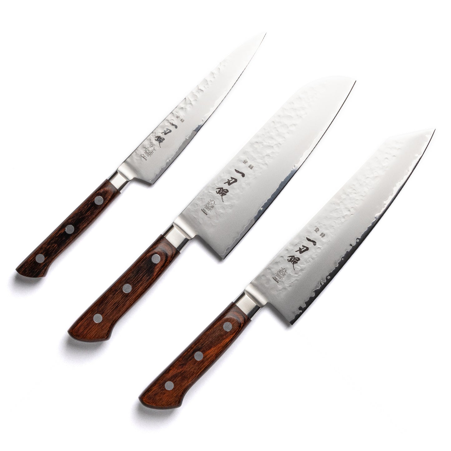 Ittoutan VG5 Tsuchime Madaracho 3 Piece Knife Set