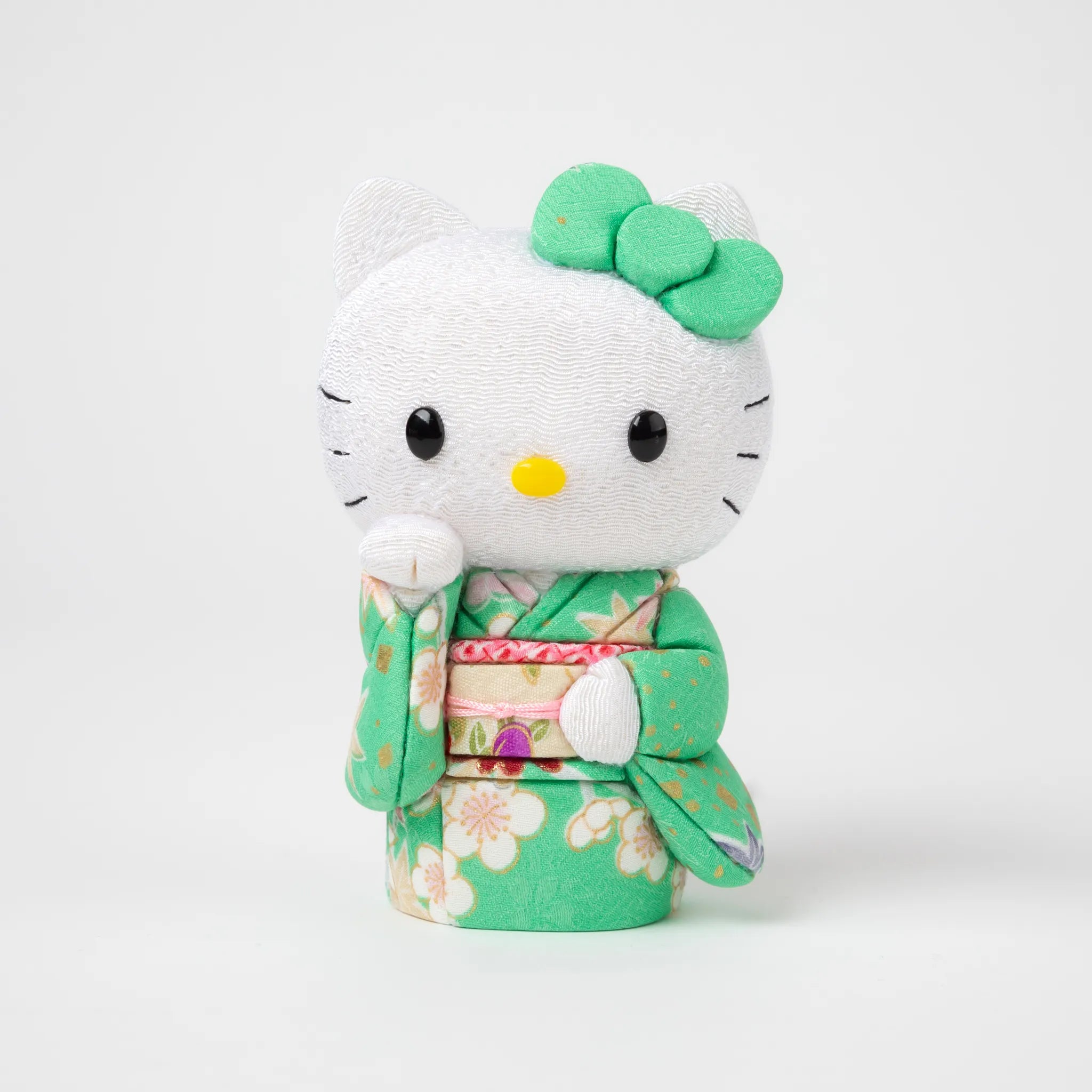 Edo Kimekomi Kimono Maneki Hello Kitty Green | Kakinuma Toko – omakase Edo Kimekomi Kimono Maneki Hello Kitty Green | Kakinuma Toko – omakase