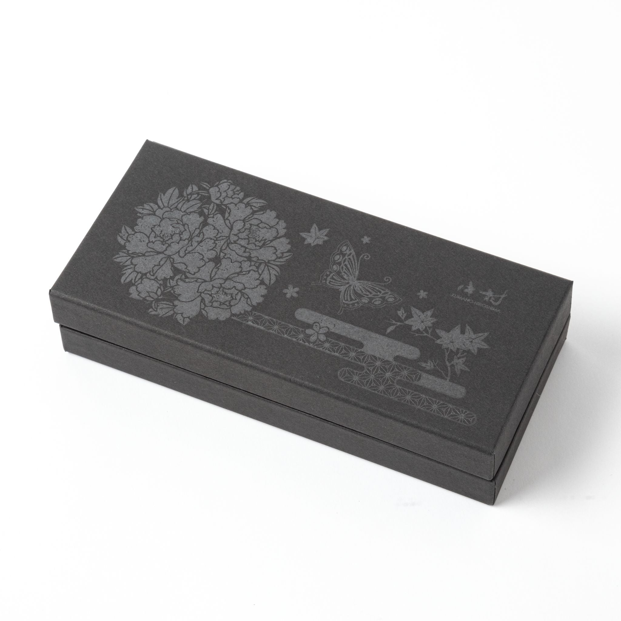 Maki-e 4-in-1 Multi-Use Portable Brush (Peony and Butterfly)