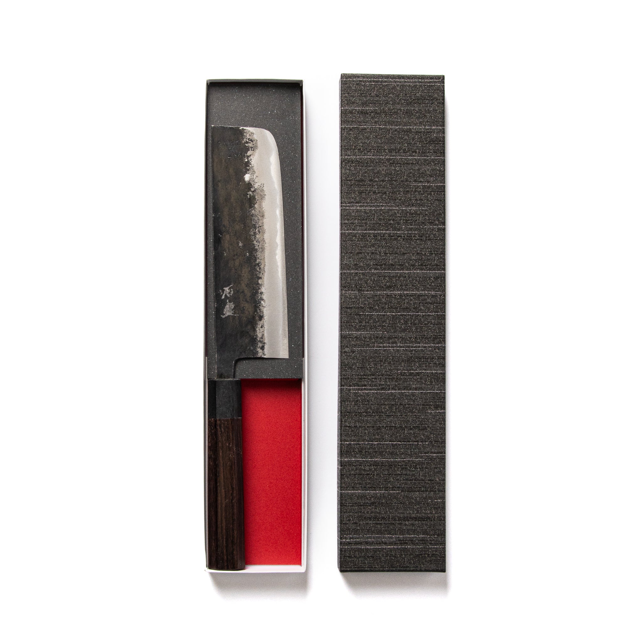 Ishizuchi Blue Super Steel Nakiri Knife Rosewood Handle