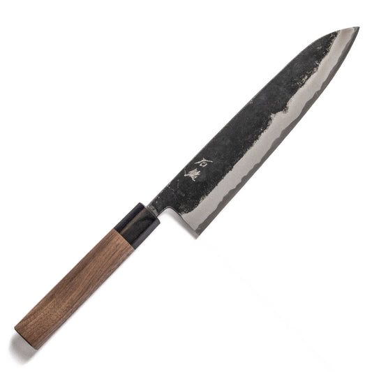 Ishizuchi Blue Super Steel Chef Knife Walnut Handle