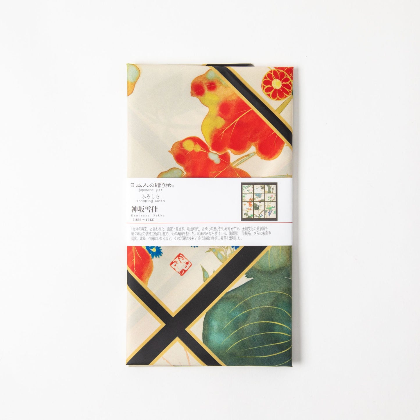 Sekka Kamisaka 12 Months of Flowers Hosomi Museum Collection Furoshiki Wrapping Cloth