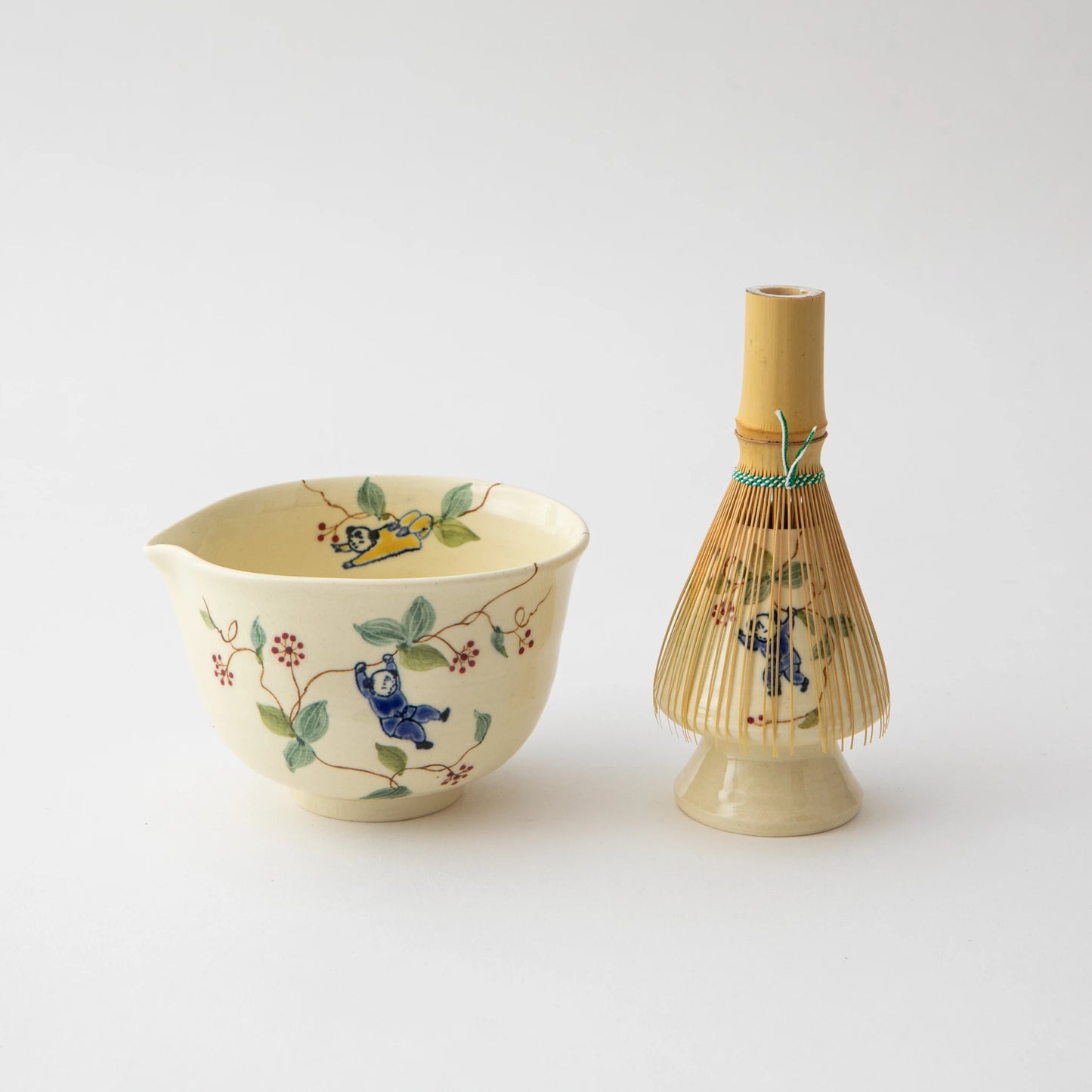 Karako and Sankirai Matcha Tea Whisk Stand