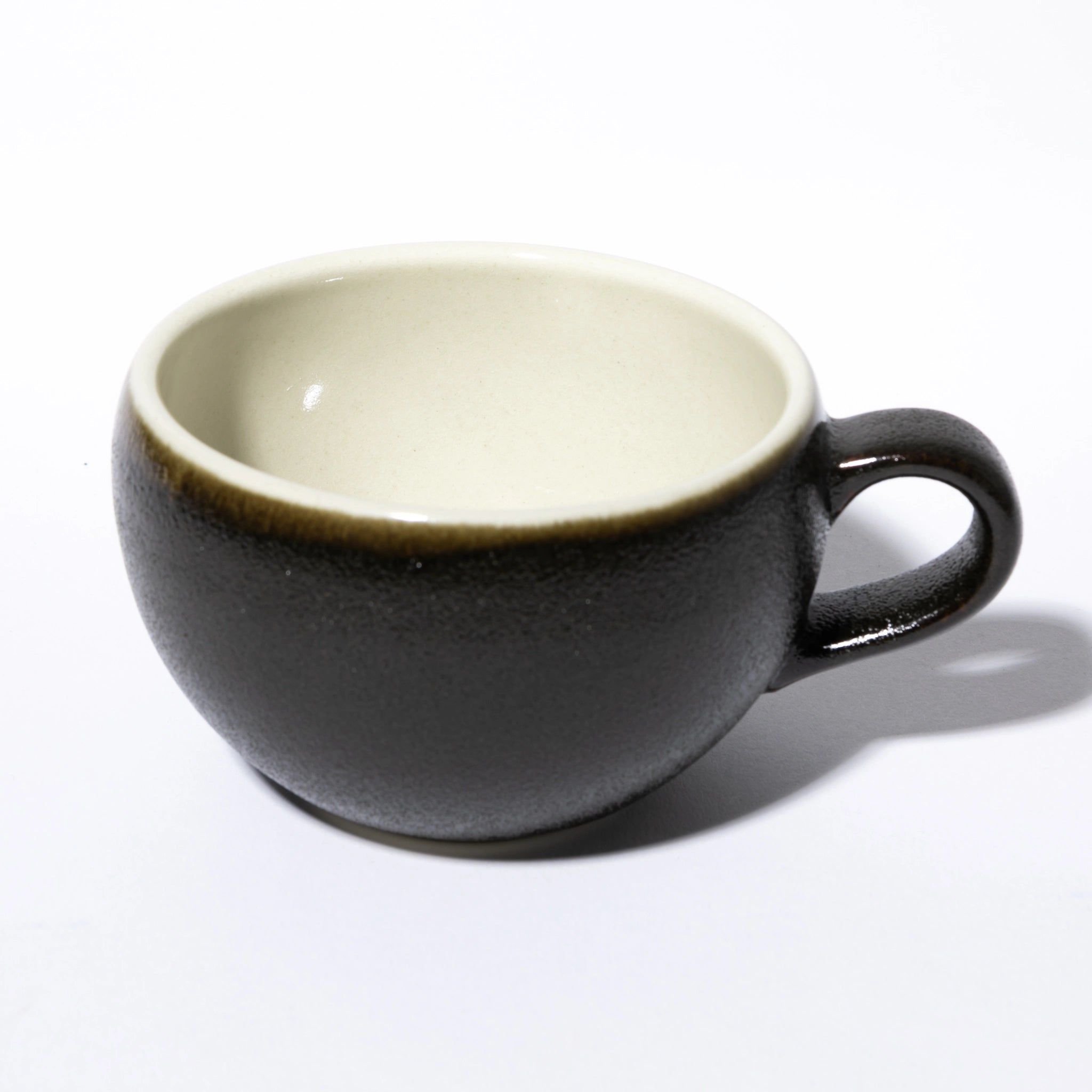 Tsukamoto Mashiko Ware Traditional Glaze Soup Cup Black