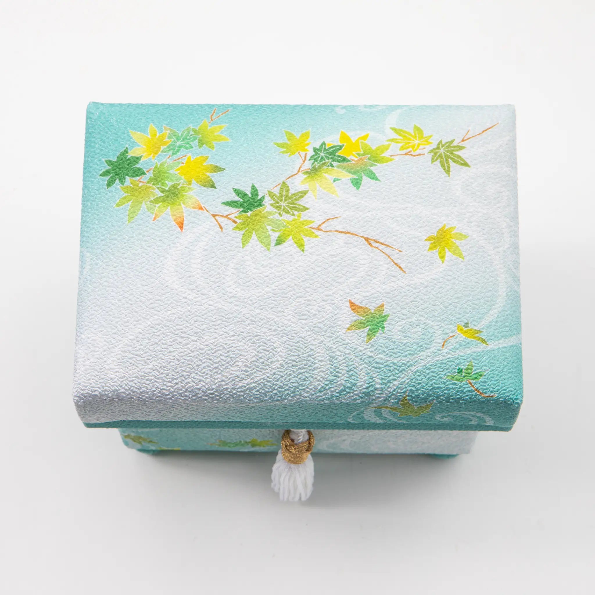 Kaga Yuzen Maple Leaf Accessory Box
