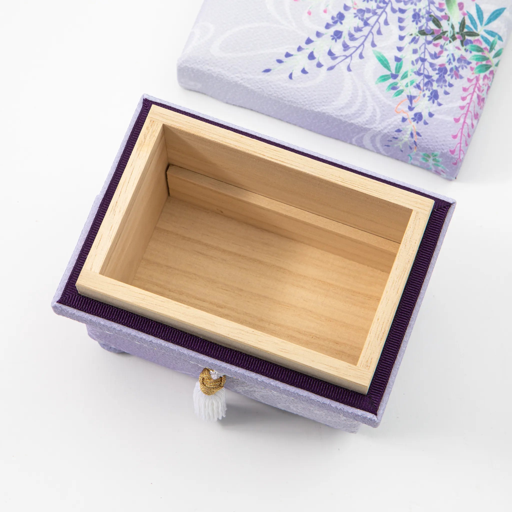Kaga Yuzen Wisteria Accessory Box