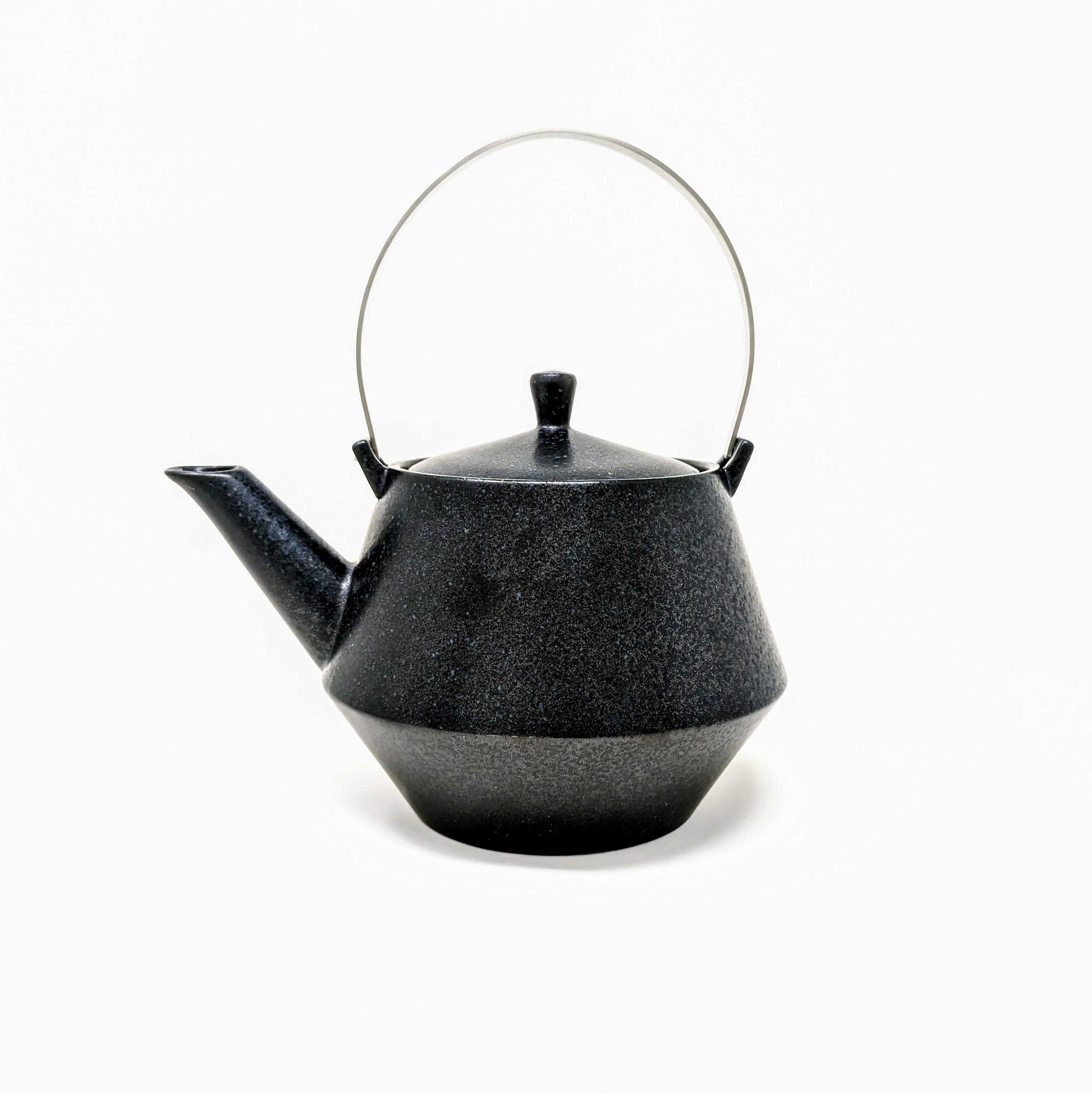 Teapot FRUSTUM Black (Copper or Brass Handle) – Yamatsu