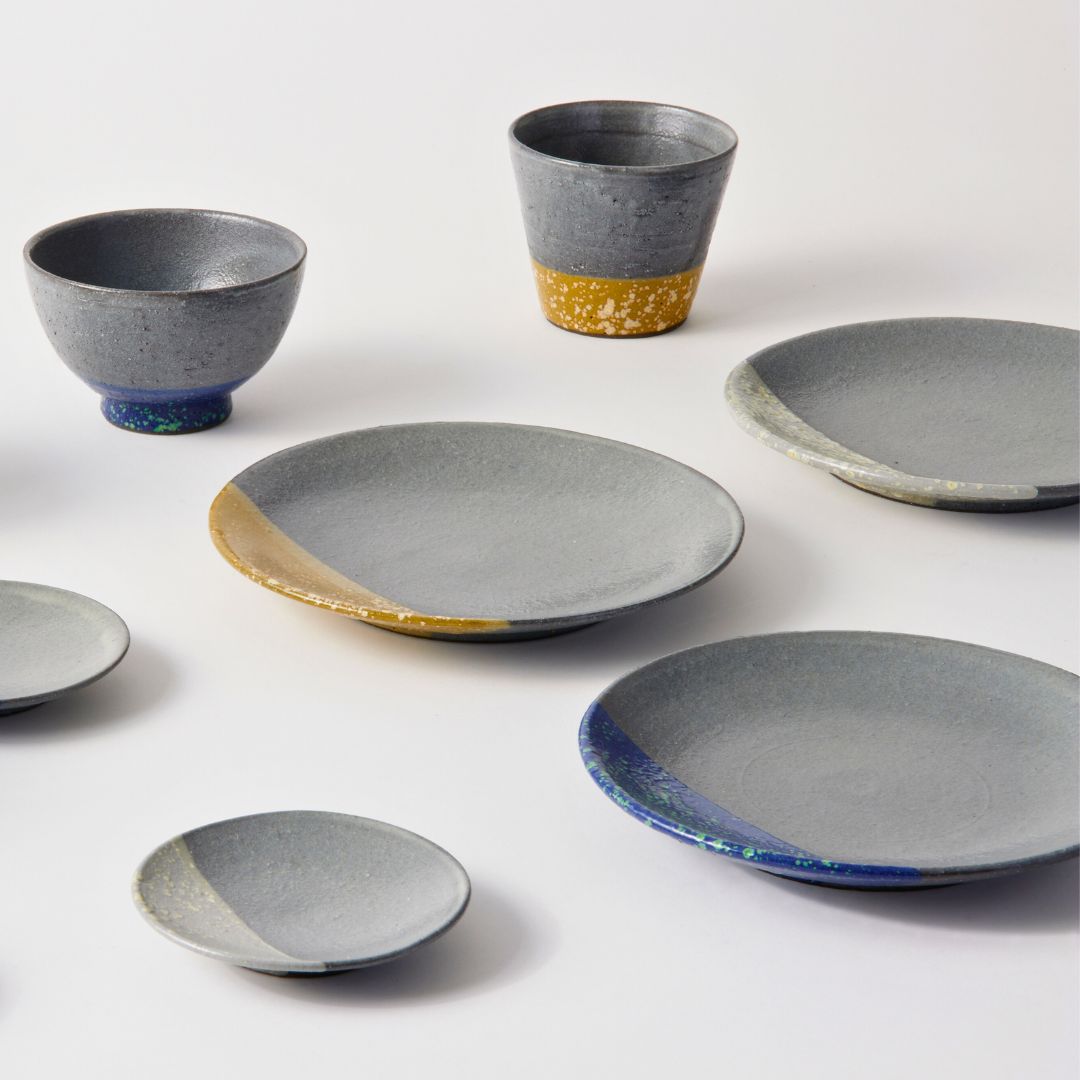 Shigaraki Mingei Medium Konkikyo Plate