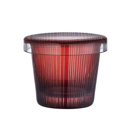 Takijima pattern Edo Kiriko Lidded Glass