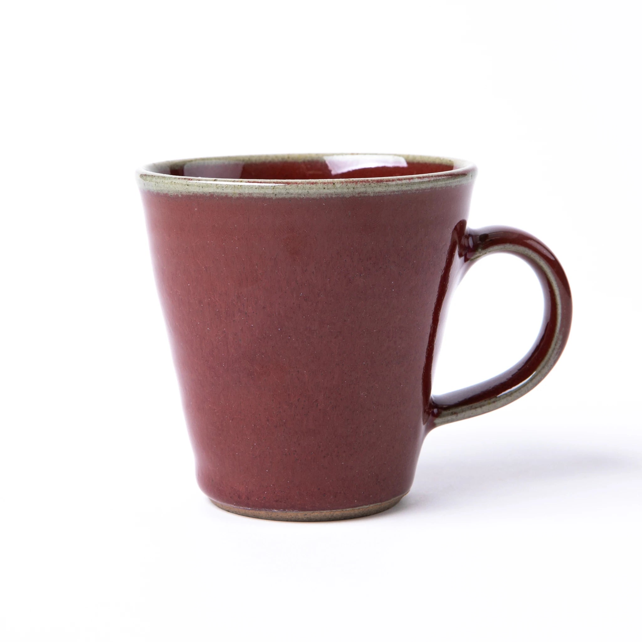 Agano Ware Large Mug Flambe Glazed