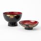Aizu Lacquerware Spearflower Soup Bowl with Lid