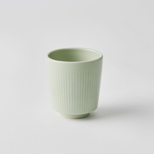Koyu Haiyu Pale Green Tokusa Sake Cup