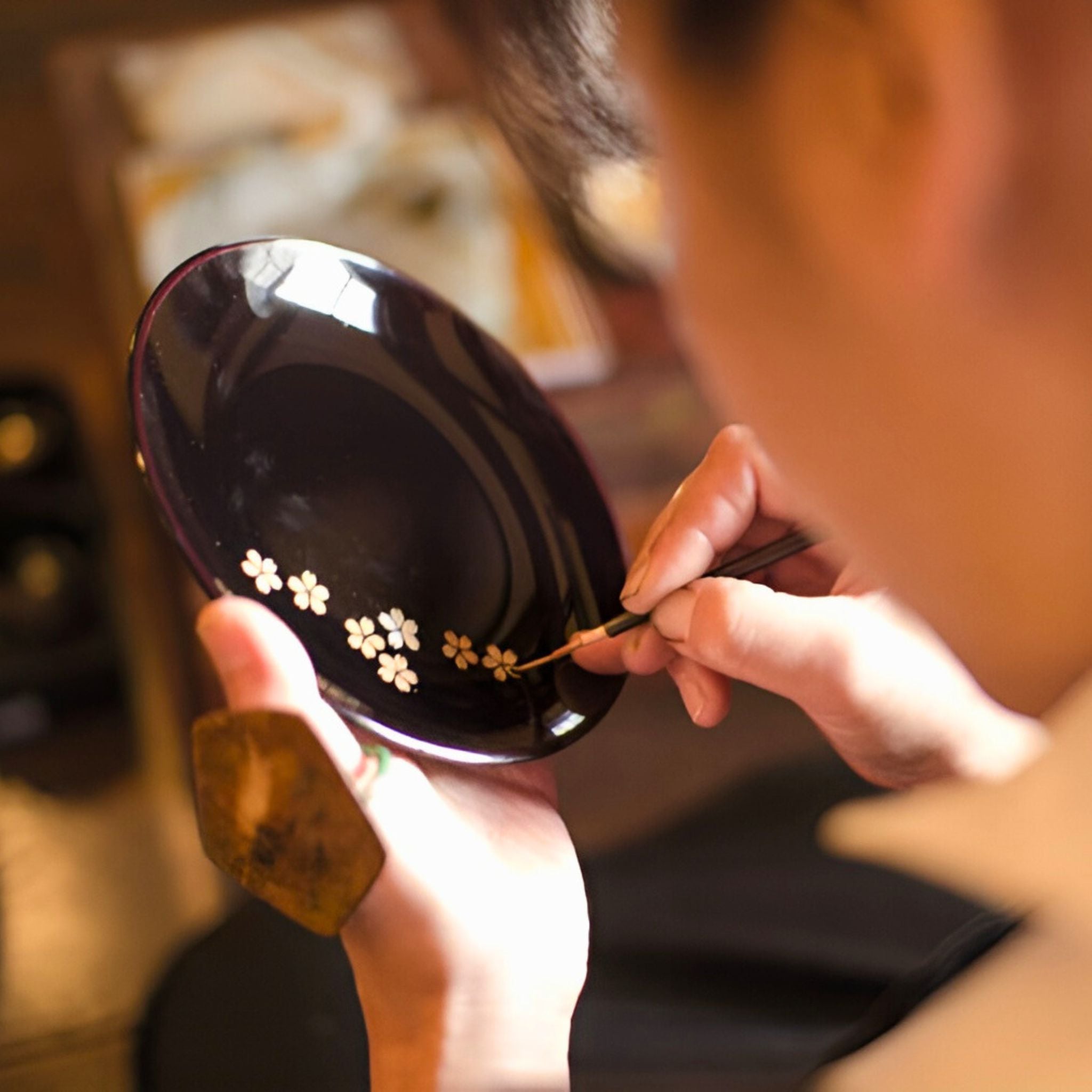 Aizu Lacquerware Pine, Bamboo and Plum Tray – omakase