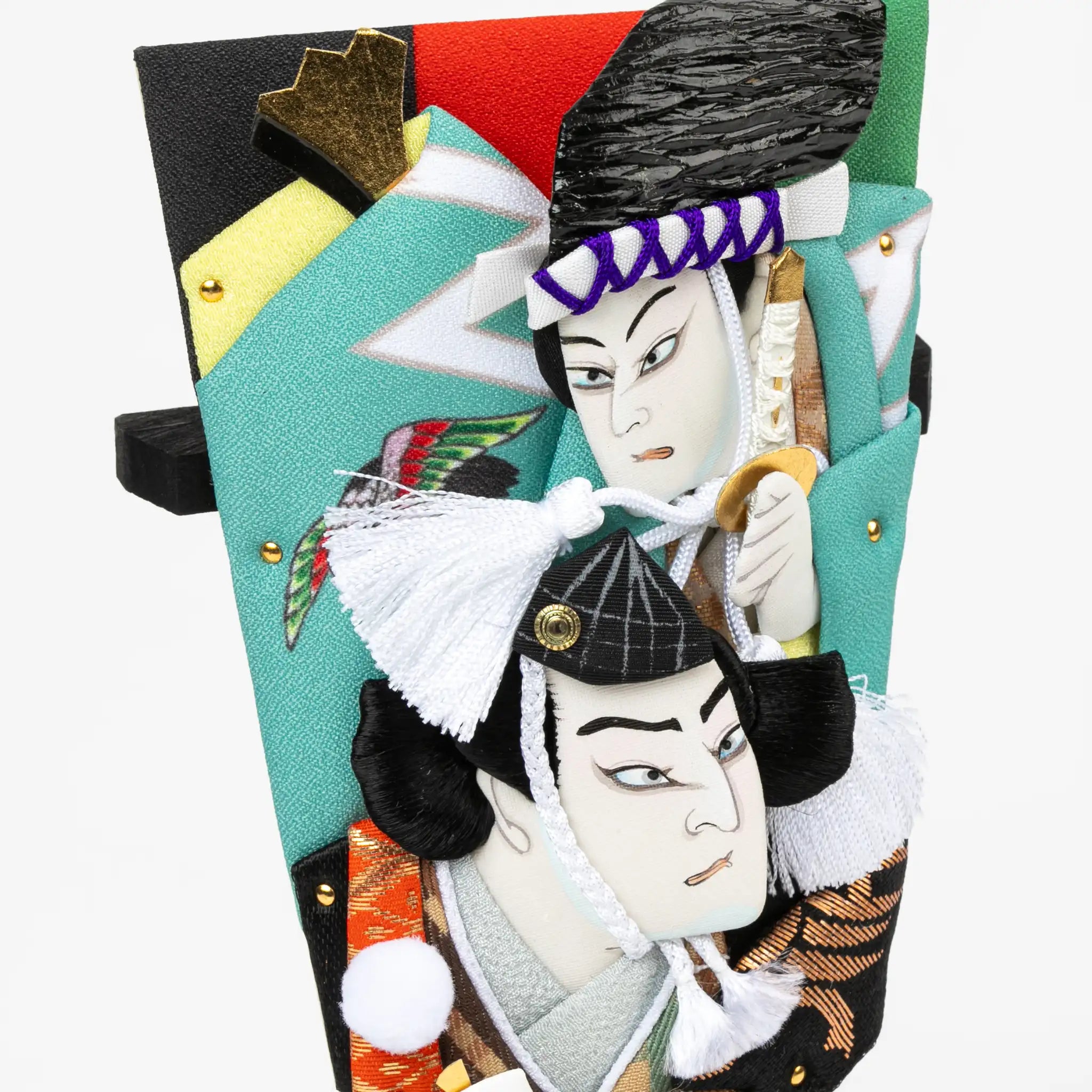 御羽子板　3点セット　Japanese paddle doll. Hayashiya Collection – Handcrafted Japanese Hagoita Paddle