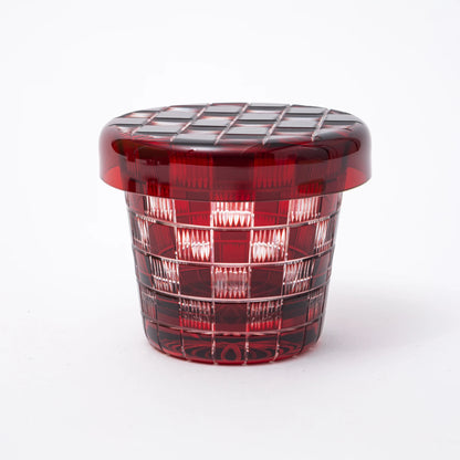Edo Kiriko Lidded Glass