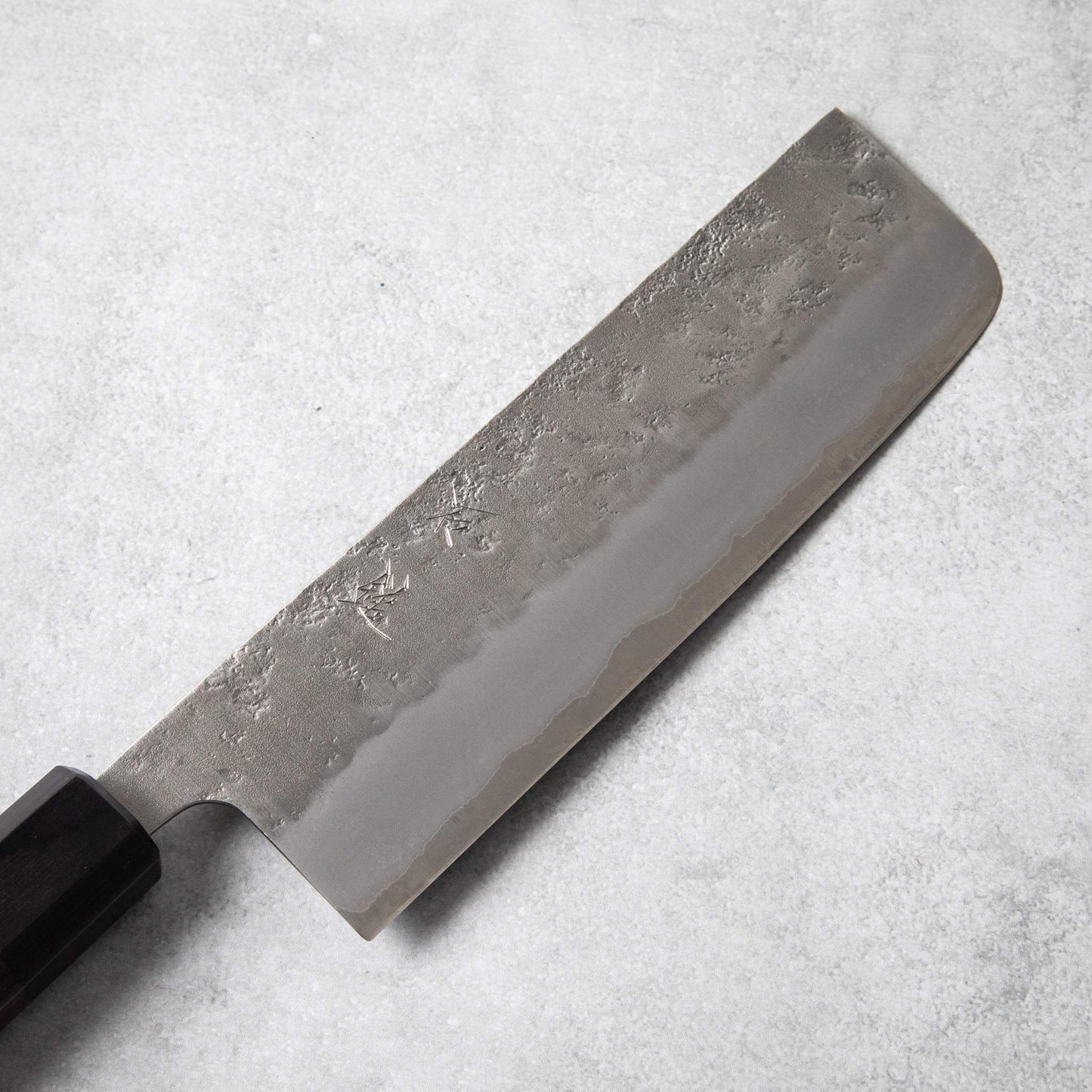 Ishizuchi Silver #3 Nashiji Nakiri Knife