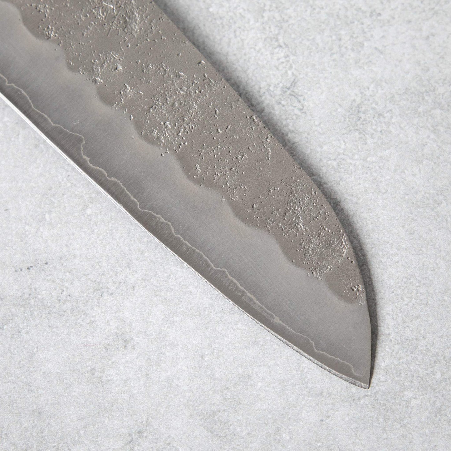 Ishizuchi Silver #3 Nashiji Santoku Knife