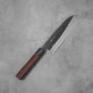 Ishizuchi Blue Super Steel Kurohada Tsuchime Santoku Knife Rosewood Handle