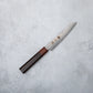 Ishizuchi VG10 Damascus Tsuchime Kiritsuke Petty Knife and Japanese Whetstone Set