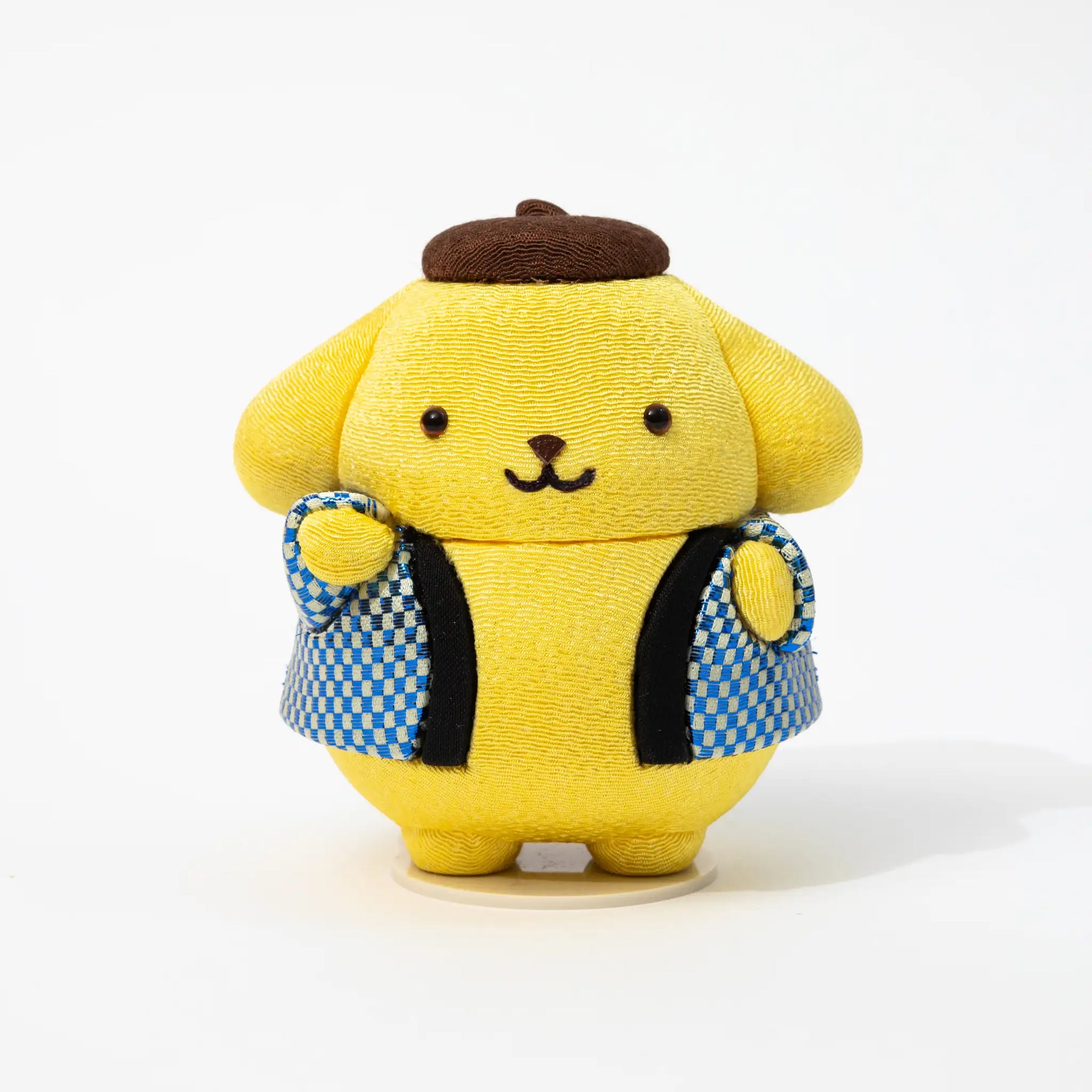Edo Kimekomi Maneki Pompompurin Blue by Kakinuma Toko | omakase