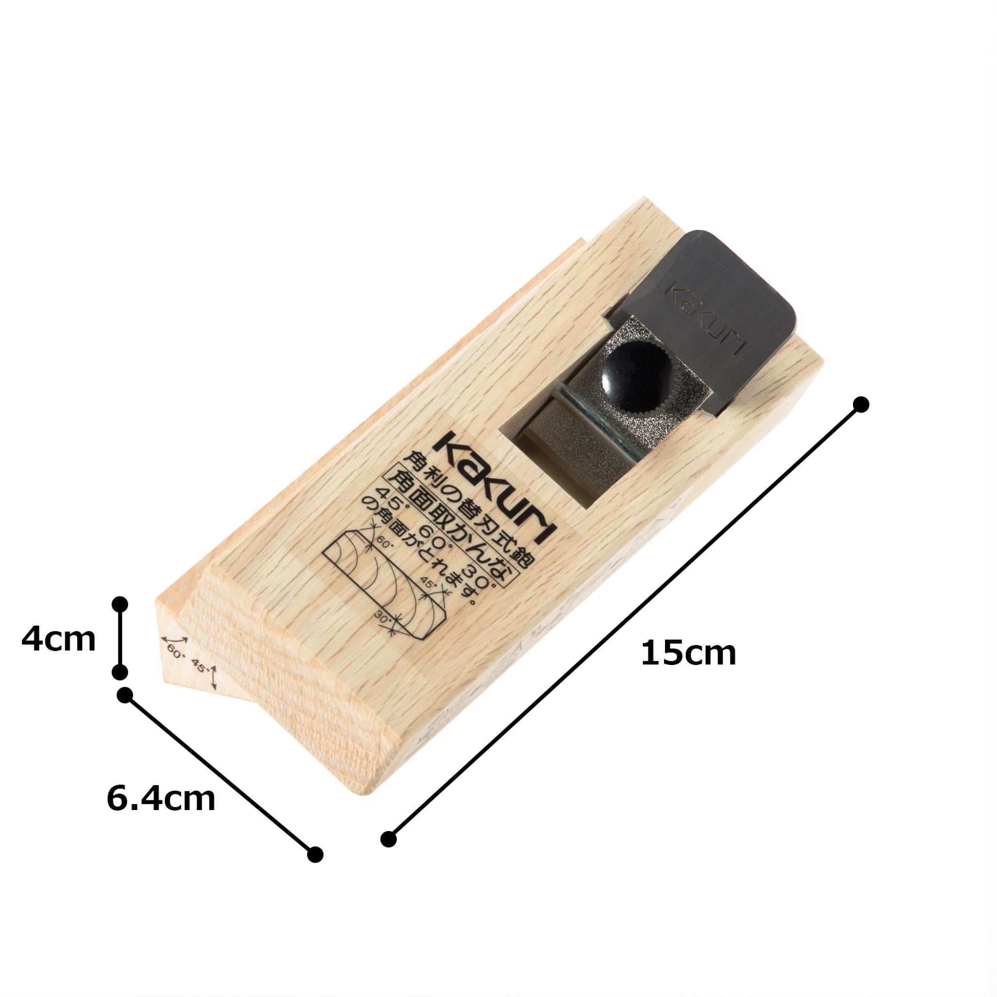 Kakuri Japanese Adjustable Chamfer Plane 30mm