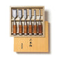 Kakuri Japanese Damascus Chisel Set (6pcs)