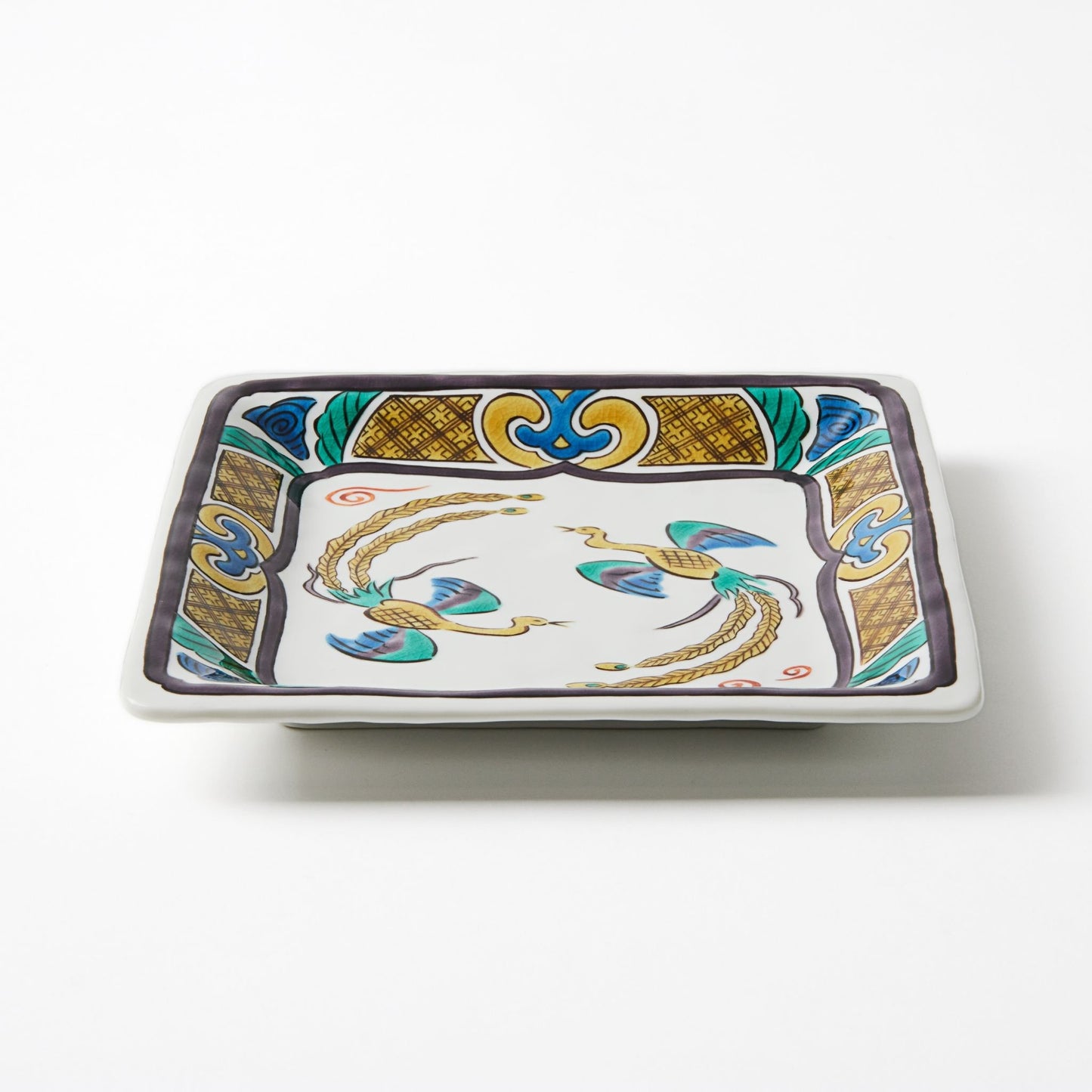 Phoenix Patterned Square Plate