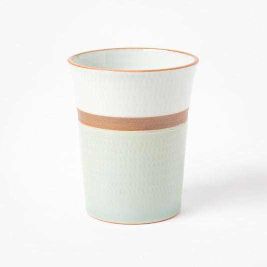 Kakewake Tobikanna Blue Glaze Porcelain Cup