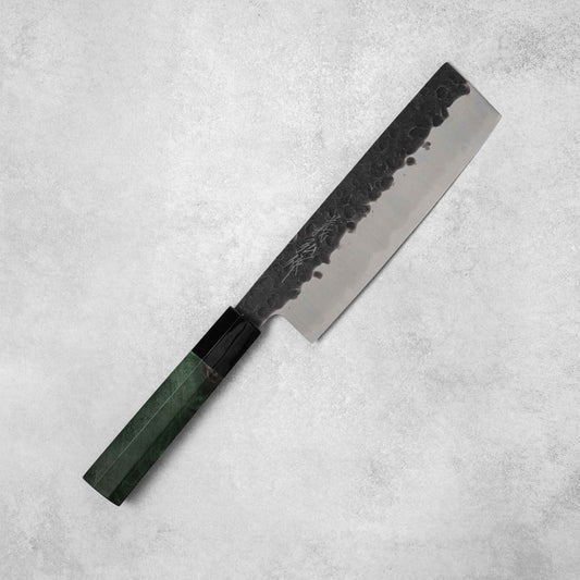 Yamawaki MO-V Kuro Tsuchime Nakiri Knife