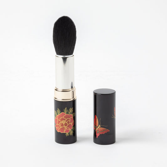 Maki-e 4-in-1 Multi-Use Portable Brush (Peony and Butterfly)