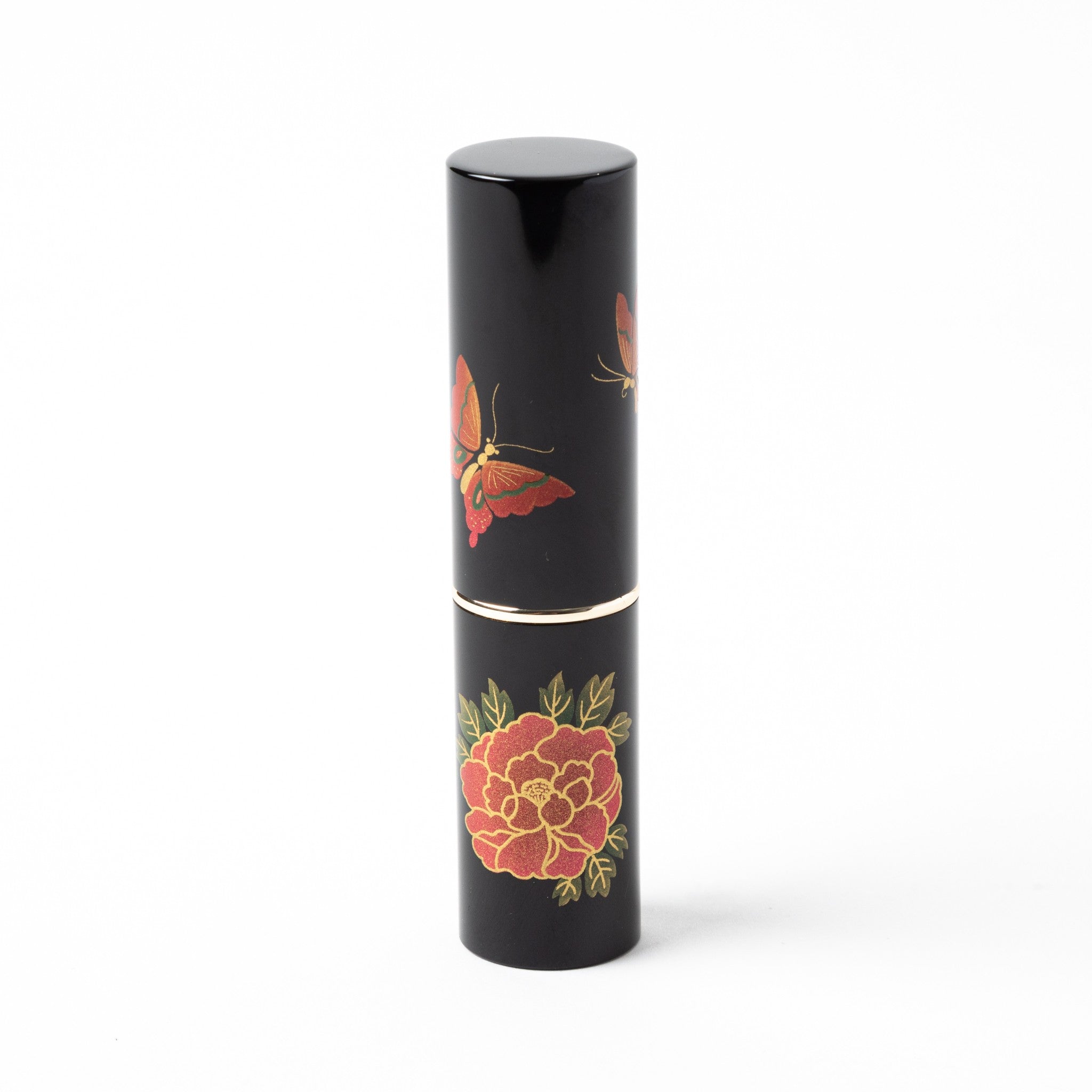 Maki-e 4-in-1 Multi-Use Portable Brush (Peony and Butterfly)