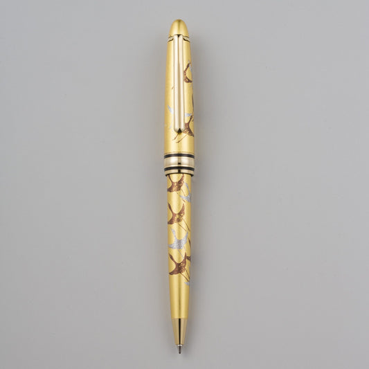 Maki-e Gold Ballpoint Pen 1000 Cranes