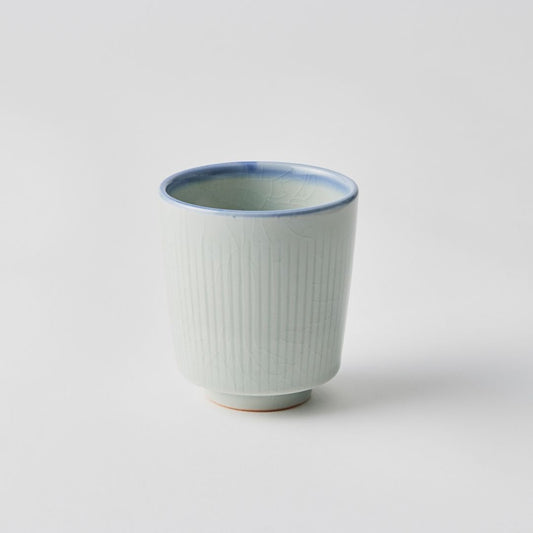 Koyu Ofuke Pale Blue Tokusa Sake Cup