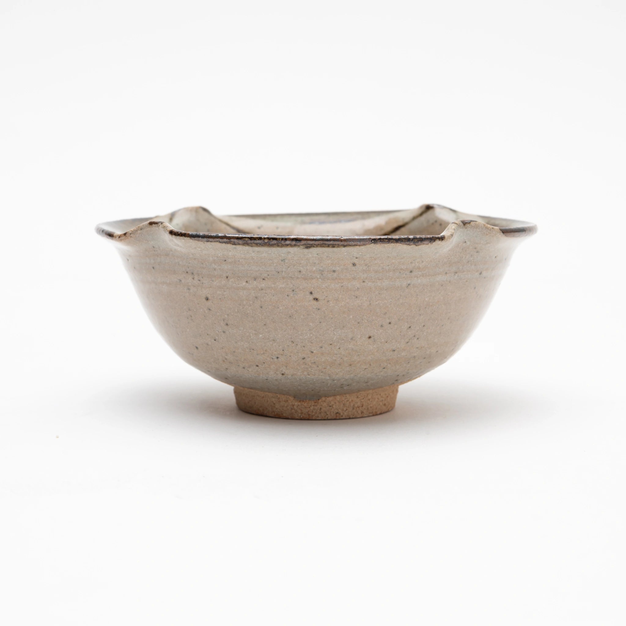 Nakazato Tarouemon E-Karatsu Silver Glass Mukozuke Serving Dish
