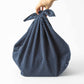 Navy Blue Sashiko Organic Cotton Furoshiki Wrapping Cloth