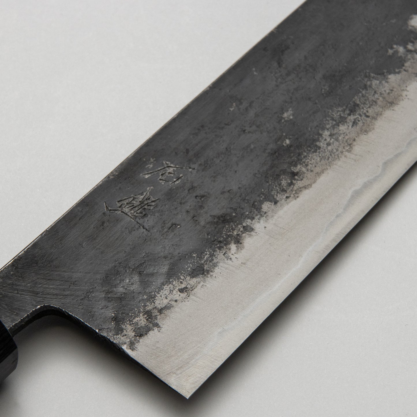 Ishizuchi Blue Super Steel Nakiri Knife Rosewood Handle