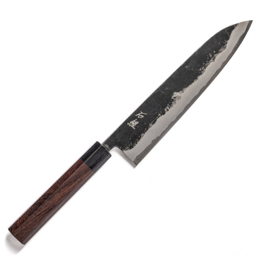 Ishizuchi Blue Super Steel Chef Knife Rosewood Handle