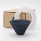 Eco friendly ceramic coffee filter in black by Sancera