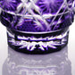 Satsuma Kiriko Sake Glass Shimadzu Purple