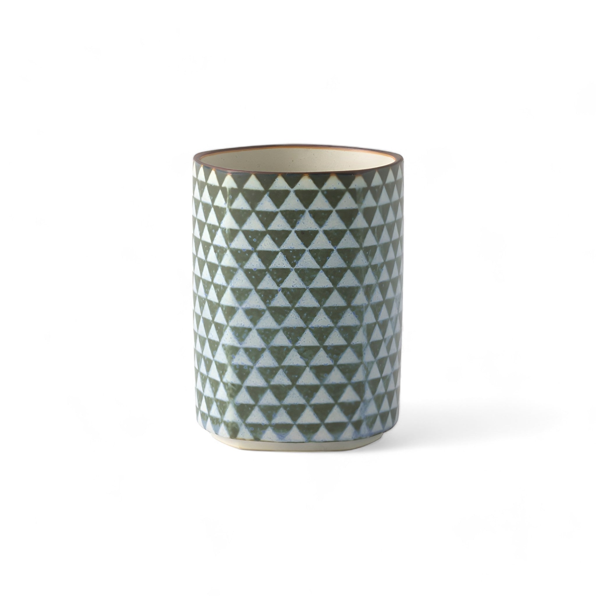 Scale Patterned Pentagon Teacup