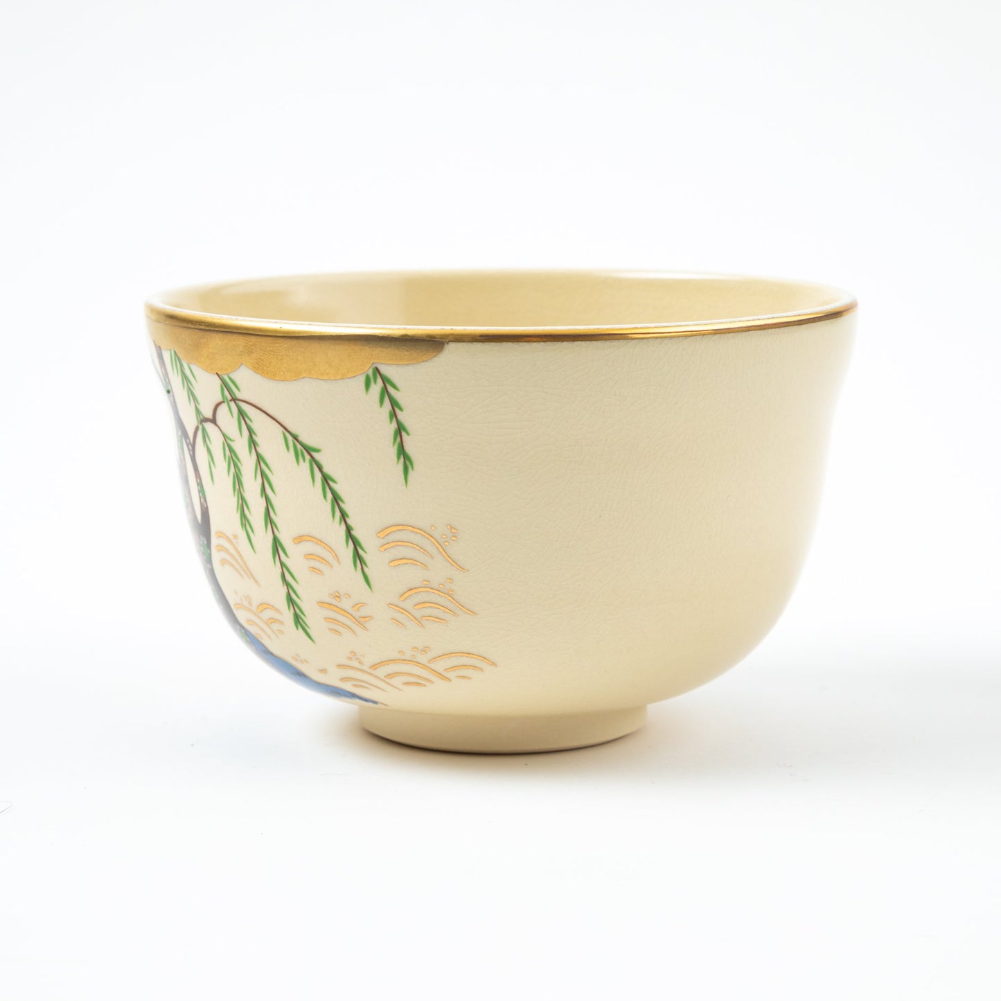 Nisei Matcha Bowl Yanagibashi by Eiko Miyaji