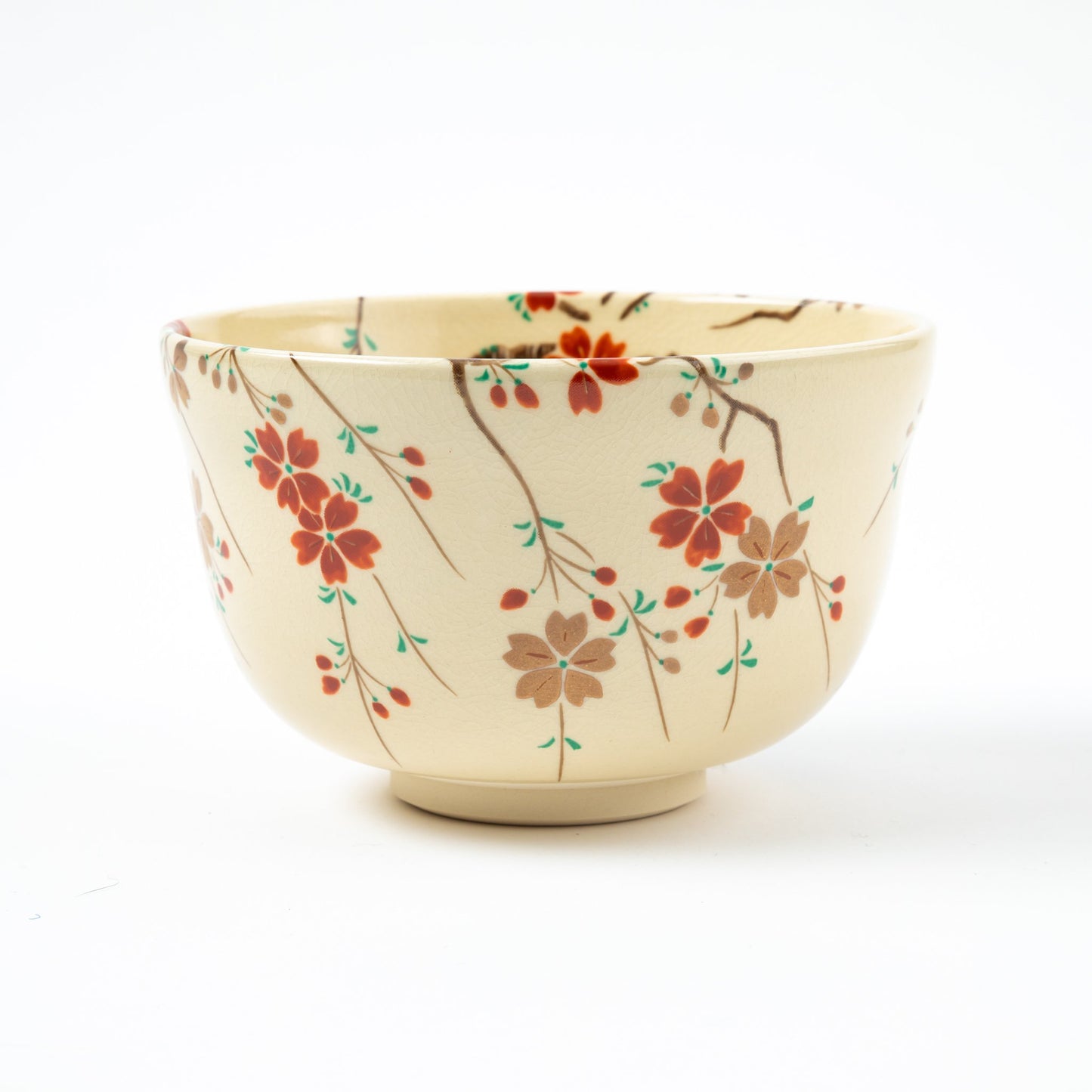 Nisei Matcha Bowl Cherry Blossom by Eiko Miyaji