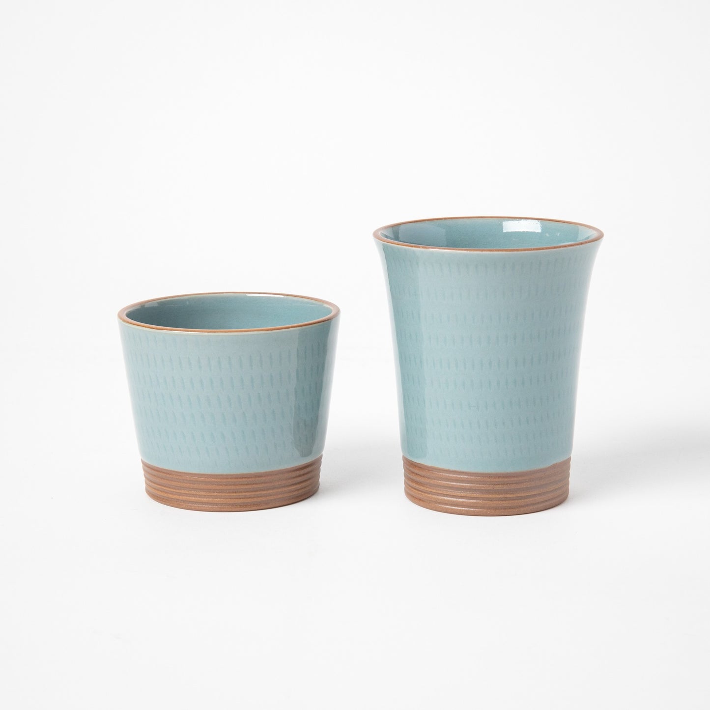 Large Blue Celadon Porcelain Kiyomizu Cup