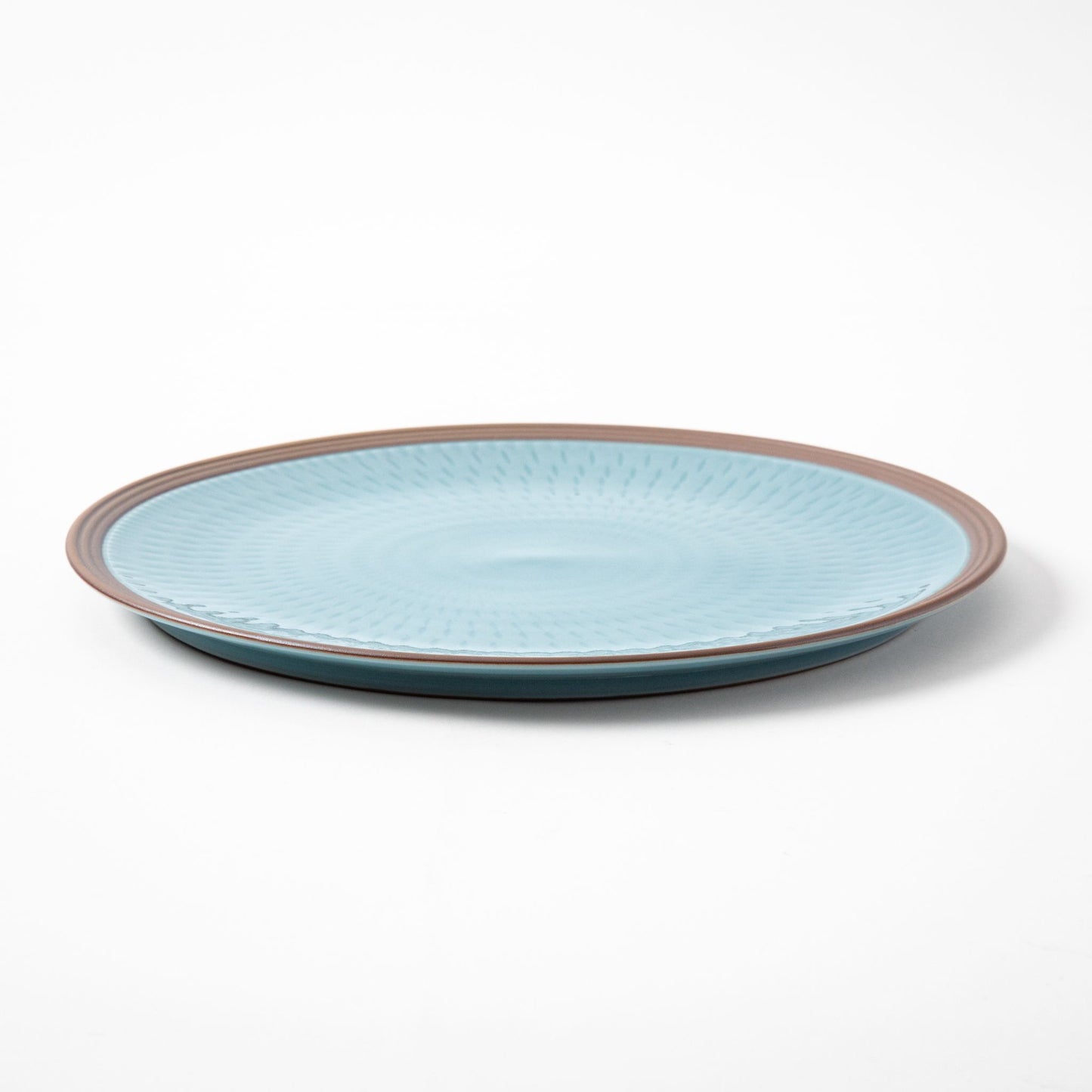 Large Blue Celadon Porcelain Kiyomizu Plate